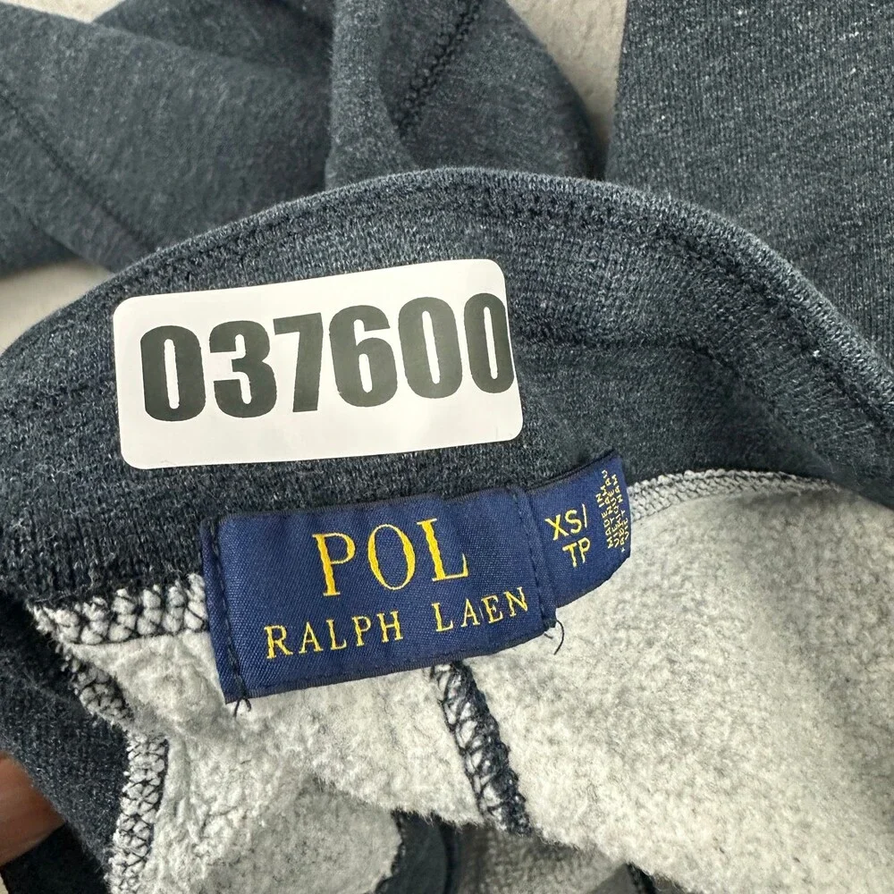 Polo Ralph Lauren Pants Men XS Blue Heather Jogger Sweatpants Pony Drawstring